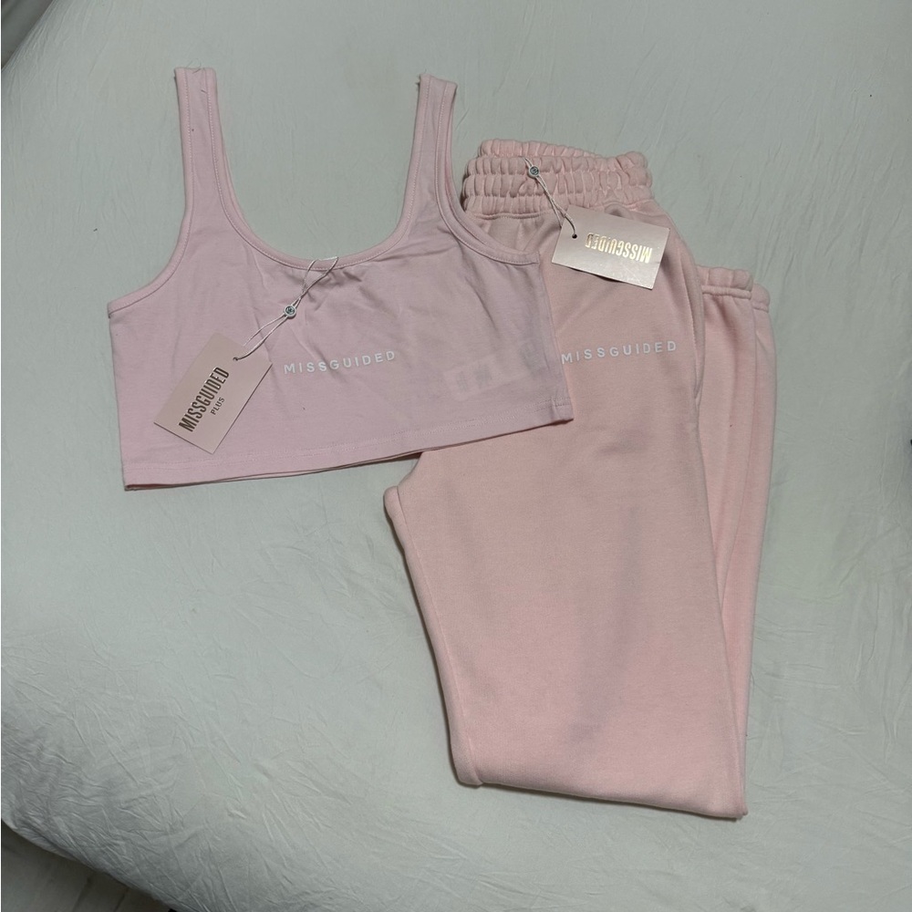 Missguided Pink Intimates Set